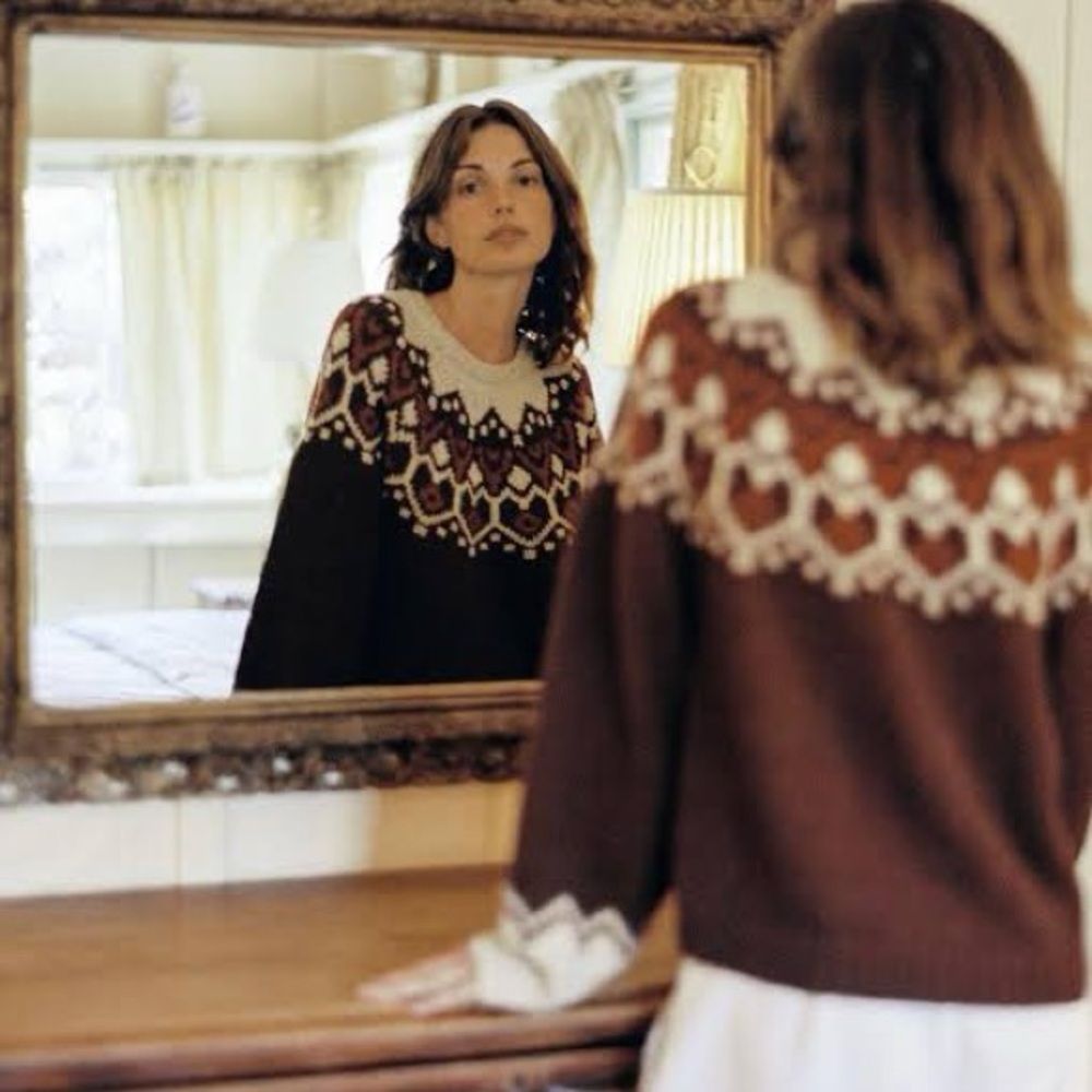 Christy Dawn Francesca sweater in umber
